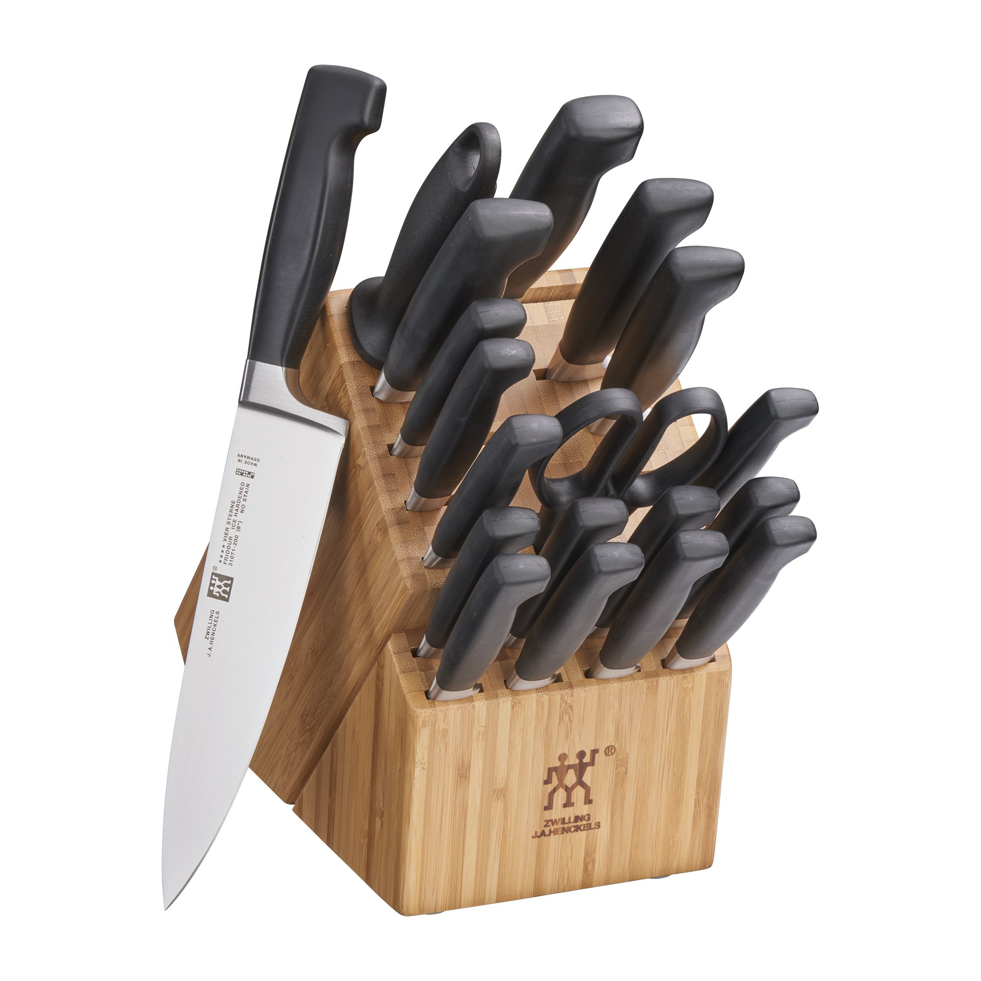 Amazon | ZWILLING 4つ星 ナイフブロック20点セット | ZWILLING | 包丁